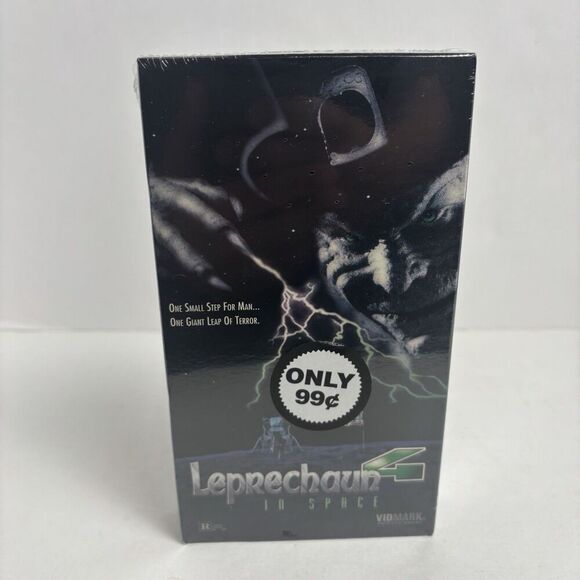 Leprechaun 4 : In Space (VHS, 1996) Warwick Davis Vidmark factory sealed - Picture 1 of 6